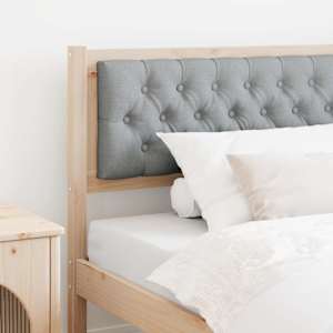 Vzglavje Drugo Rjava in svetlo siva 100 cm Trdna borovina