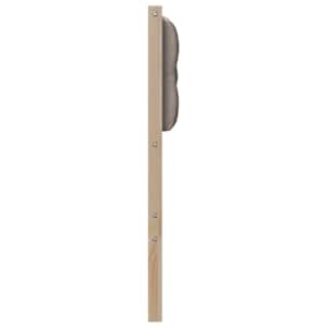 Čelo postele Jiný Hnědá a taupe 100 cm Masivní borovicové dřevo - obrázek 5