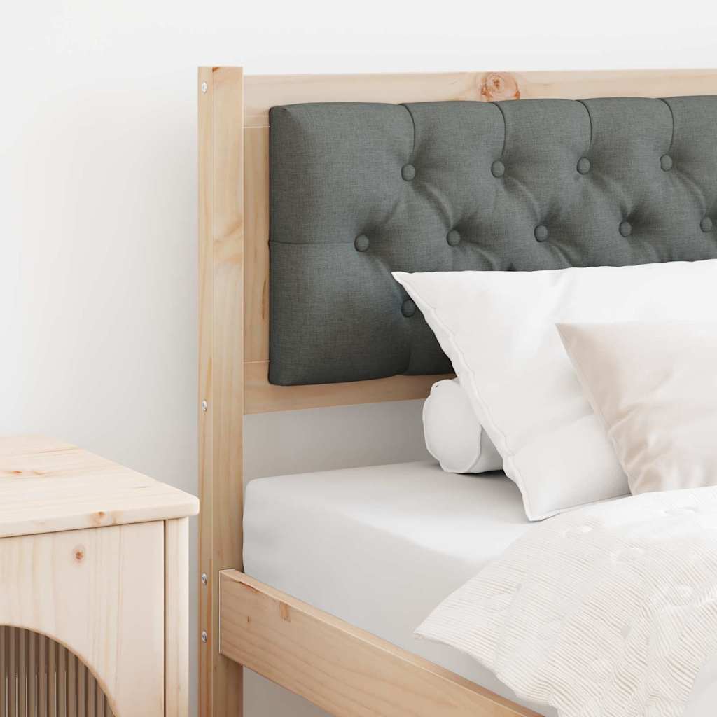 vidaXL Tăblie cap Altele maro și gri închis 90 cm Lemn masiv de pin