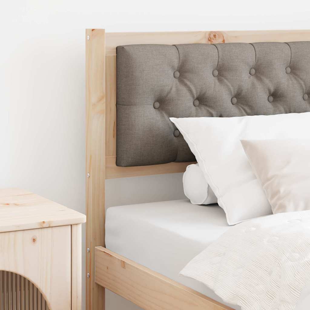 vidaXL Tăblie cap Altele Maroniu și taupe 90 cm Lemn masiv de pin