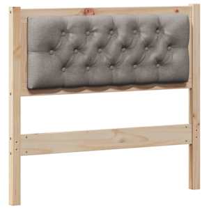Čelo postele Jiný Hnědá a taupe 90 cm Masivní borovicové dřevo - obrázek 2