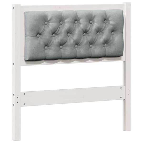 vidaXL Peats Muu Valge ja helehall 80 cm M&auml;nnipuit