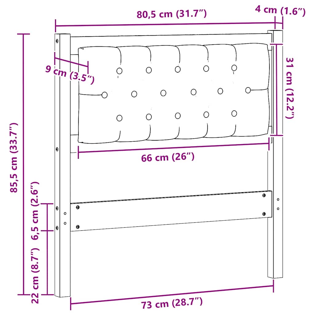 Peats Muu pruun ja tumehall 75 cm Männipuit - Image 11