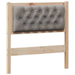 Čelo postele Jiný Hnědá a taupe 75 cm Masivní borovicové dřevo - obrázek 2