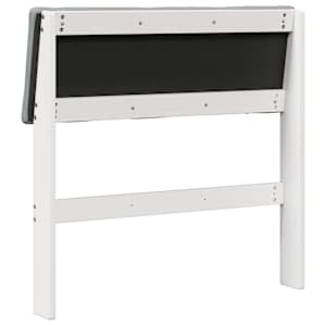 Čalouněné čelo postele Světle šedá 80 cm Masivní borové dřevo - obrázek 6