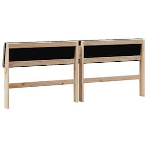 Čalouněné čelo postele Taupe 200 cm Masivní borové dřevo - obrázek 6