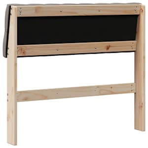 Čalouněné čelo postele Taupe 90 cm Masivní borové dřevo - obrázek 6