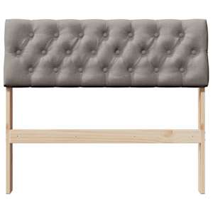 Čalouněné čelo postele Taupe 90 cm Masivní borové dřevo - obrázek 4