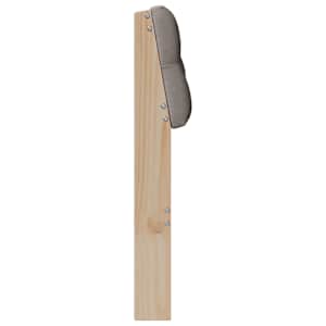 Čalouněné čelo postele Taupe 80 cm Masivní borové dřevo - obrázek 5