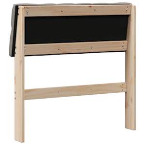 Čalouněné čelo postele Taupe 75 cm Masivní borové dřevo - obrázek 6