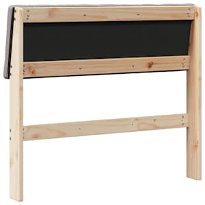 Čalouněné čelo postele Taupe 90 cm Masivní borové dřevo - obrázek 6