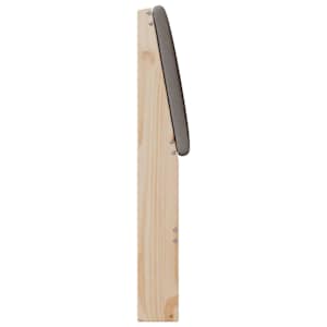 Čalouněné čelo postele Taupe 80 cm Masivní borové dřevo - obrázek 5