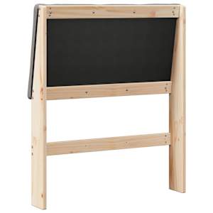 Čalouněné čelo postele Taupe 75 cm Masivní borové dřevo - obrázek 6