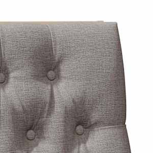 Čalouněné čelo postele Taupe 100 cm Masivní borové dřevo - obrázek 7