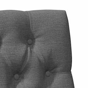 Čalouněné čelo postele Tmavě šedá 80 cm Masivní borové dřevo - obrázek 7