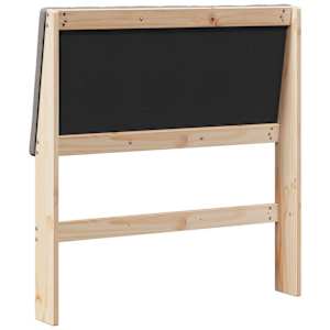 Čalouněné čelo postele Taupe 90 cm Masivní borové dřevo - obrázek 6