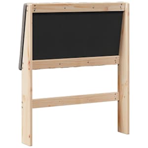 Čalouněné čelo postele Taupe 75 cm Masivní borové dřevo - obrázek 6
