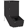 vidaXL K&uuml;&uuml;liku s&ouml;&ouml;tja Must 12,5 x 26 x 28,5 cm 1 kg K&uuml;lmvalsitud teras