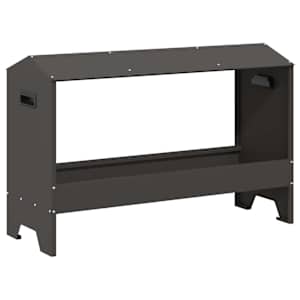 Krmný žlab pro kuře Černá 81 x 32 x 53,5 cm - obrázek 2