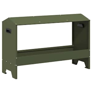 vidaXL Kana Toidutrog K&uuml;pset roheline 81 x 32 x 53,5 cm