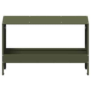 Krmný žlab pro kuře Olivově zelená 81 x 32 x 53,5 cm - obrázek 5