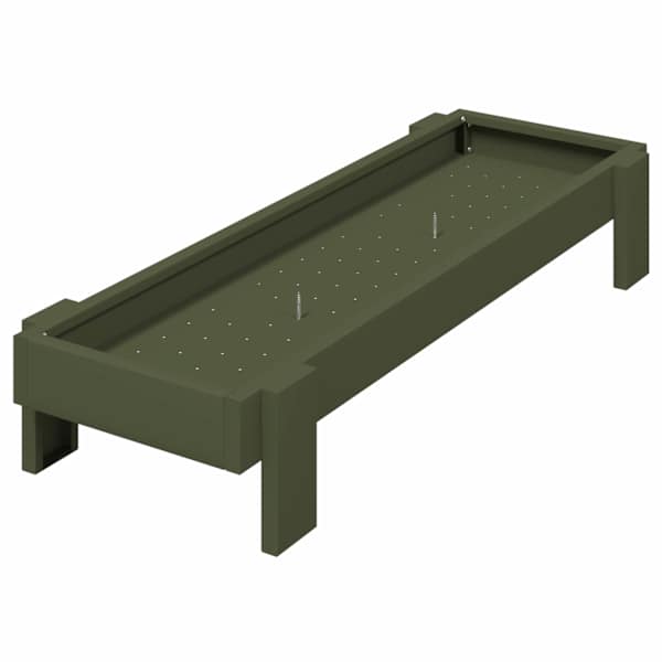 vidaXL Kana Toidutrog K&uuml;pset roheline 80 x 28 x 13.5 cm