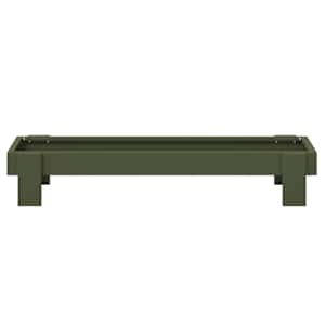 Krmný žlab pro kuře Olivově zelená 80 x 28 x 13.5 cm - obrázek 5