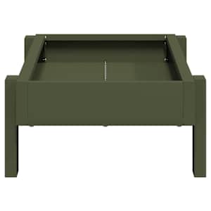 Krmný žlab pro kuře Olivově zelená 80 x 28 x 13.5 cm - obrázek 6