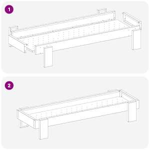 Krmný žlab pro kuře Stříbrná 80 x 28 x 13.5 cm Pozinkovaná ocel - obrázek 8