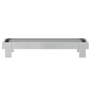 Krmný žlab pro kuře Stříbrná 80 x 28 x 13.5 cm Pozinkovaná ocel - obrázek 5