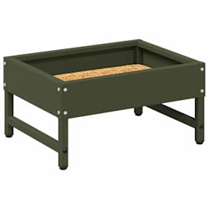 Zásobník pro ptáky Olivově zelená 80 x 28 x 13.5 cm - obrázek 3