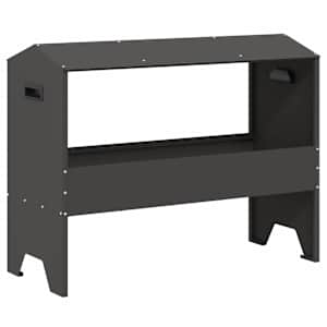 Žlab pro hospodářská zvířata Černá 79 x 35 x 62 cm - obrázek 2