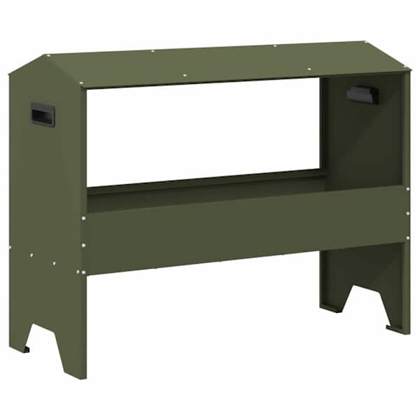 vidaXL Loomade S&ouml;&ouml;mingulihv Oliiviroheline 79 x 35 x 62 cm 15 kg