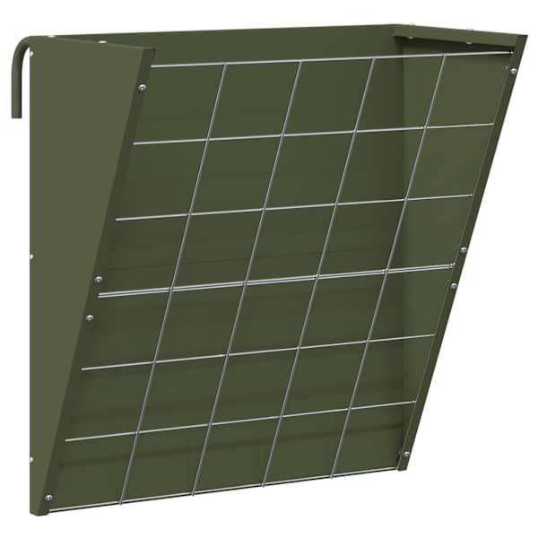 vidaXL Rippuv Heina Toitja Oliiviroheline 61 x 33 x 66 cm 5 kg