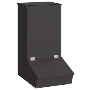 Krmítko pro prasata Černá 55 x 38 x 76 cm - obrázek 2