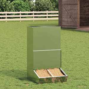 Hranilnik za prašiče srebrna 55 x 51 x 91,5 cm Cinkana jeklena