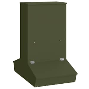 Krmítko pro prasata Olivově zelená 82 x 51 x 91,5 cm - obrázek 2