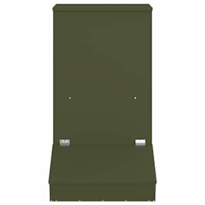 Krmítko pro prasata Olivově zelená 82 x 51 x 91,5 cm - obrázek 4