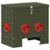 vidaXL Kanali feeder Oliiviroheline 40,5 x 25 x 38 cm 20 kg