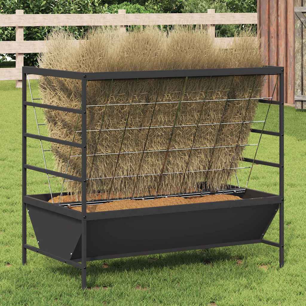 vidaXL Feeder pentru Animale Negru 100 x 60 x 90 cm