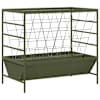 vidaXL Loomade toitja Oliiviroheline 100 x 60 x 90 cm 15 kg