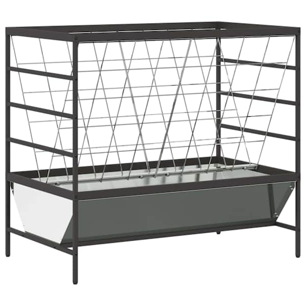 vidaXL Loomade toitja H&otilde;bedane 100 x 60 x 90 cm 15 kg Tsingitud teras