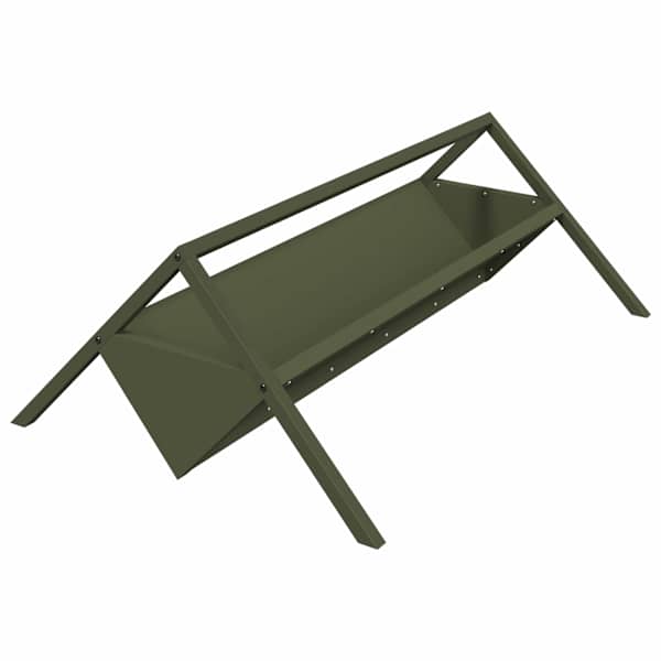 vidaXL Loomade S&ouml;&ouml;mingulihv Oliiviroheline 111 x 76 x 38 cm 10 kg