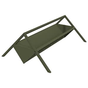Žlab pro hospodářská zvířata Olivově zelená 111 x 76 x 38 cm - obrázek 2