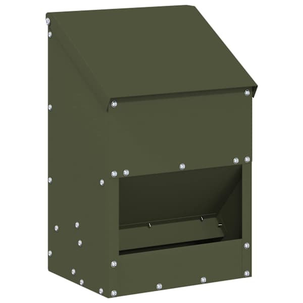 vidaXL Kanali feeder Oliiviroheline 21 x 16 x 33 cm 3 kg