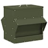 vidaXL Kanali feeder Oliiviroheline 40,5 x 45 x 41 cm 20 kg