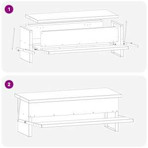 Zásobník pro slepice s pedálem Černá 48,5 x 39,5 x 19 cm - obrázek 12
