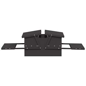 Zásobník pro slepice s pedálem Černá 75 x 53 x 20,5 cm - obrázek 7