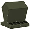 vidaXL Kanali feeder K&uuml;pset roheline 40 x 40 x 45 cm