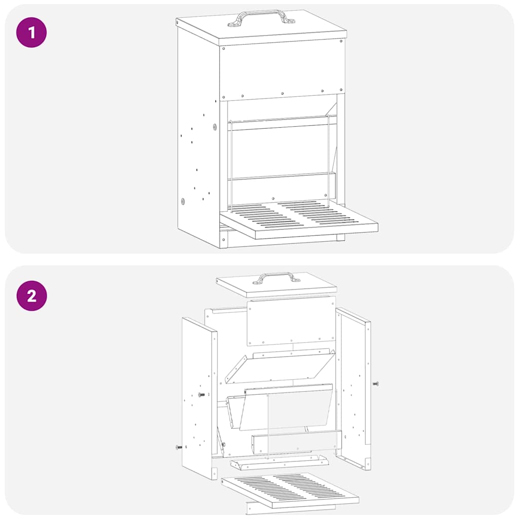 Kana rattasöötja Küpset roheline 25 x 42 x 40 cm - Image 8